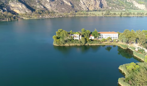 Λίμνη Καϊάφα: Η εγκαταλελειμμένη Λουτρόπολη της Ηλείας - Βίντεο drone