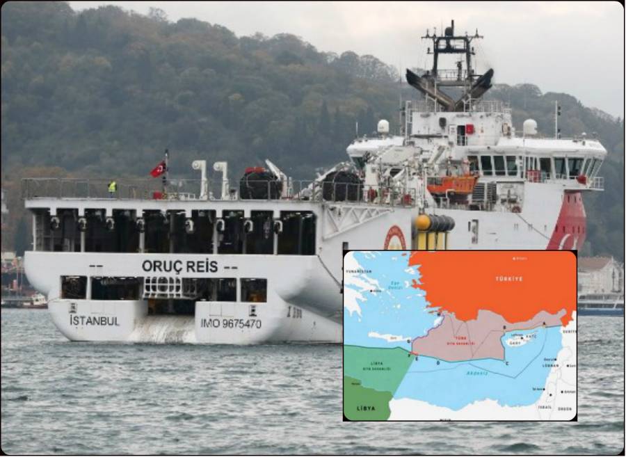 Αν. Μεσόγειος: Αυτοί είναι οι χάρτες με τις διεκδικήσεις της Τουρκίας – Όλη η έκθεση