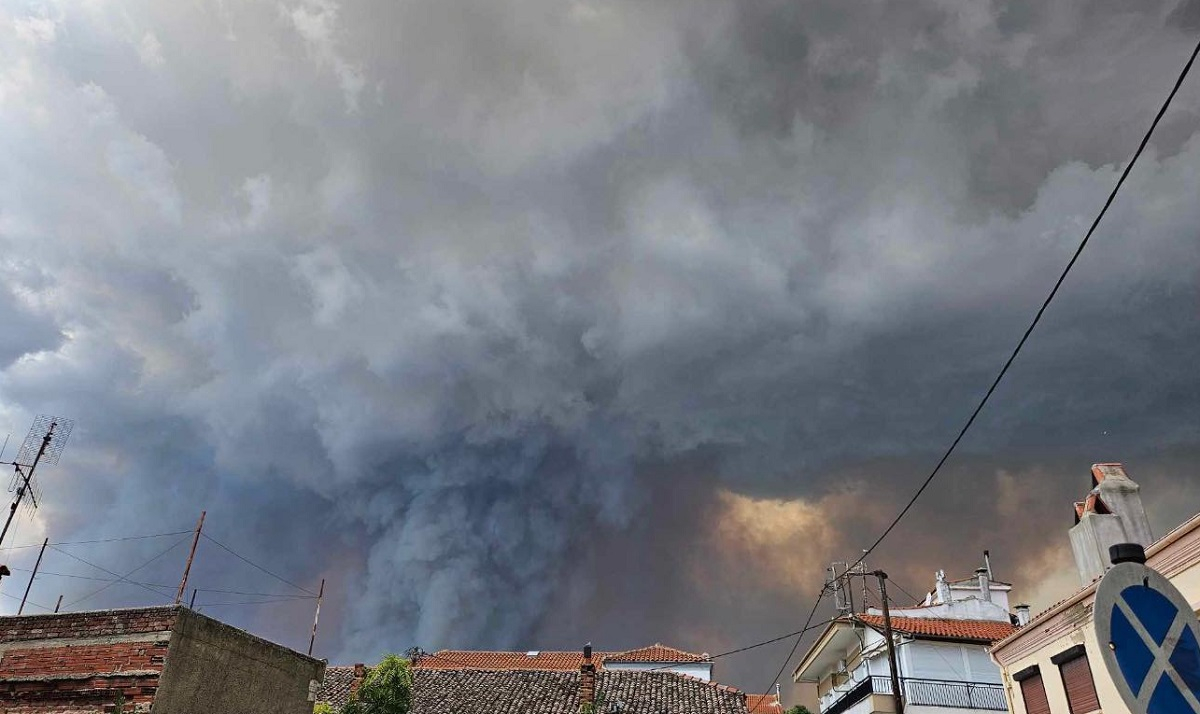 Φωτιά στον Έβρο: Γιγάντιο μέτωπο 5 χιλιομέτρων και ισχυροί άνεμοι - Εικόνες φρίκης (Βίντεο)
