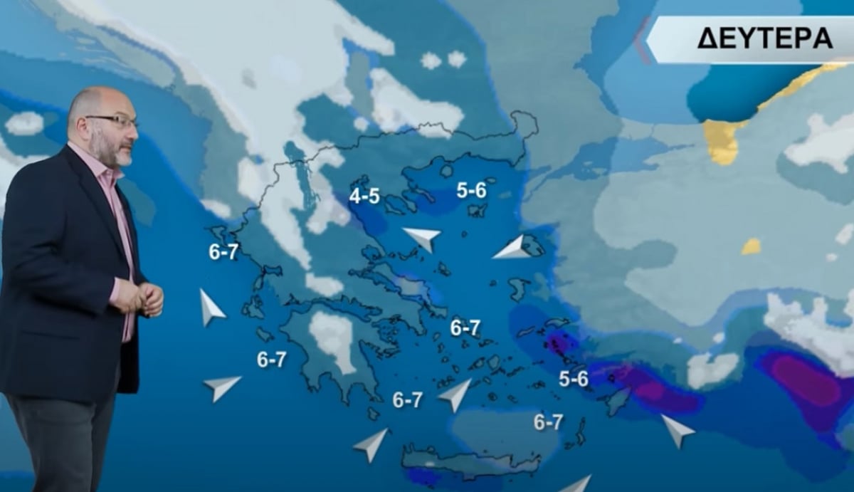 Σάκης Αρναούτογλου: Επιδείνωση από βδομάδα με έντονες βροχές και χιονοπτώσεις