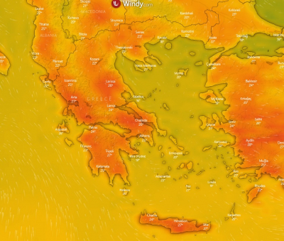 Ο καιρός το Πάσχα: Στα ύψη το θερμόμετρο, πίνακες - χάρτες