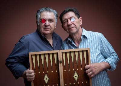 Ιεροκλής Μιχαηλίδης και Γεράσιμος Σκιαδαρέσης παίζουν «Τάβλι» στο Θέατρο Ρεματιάς