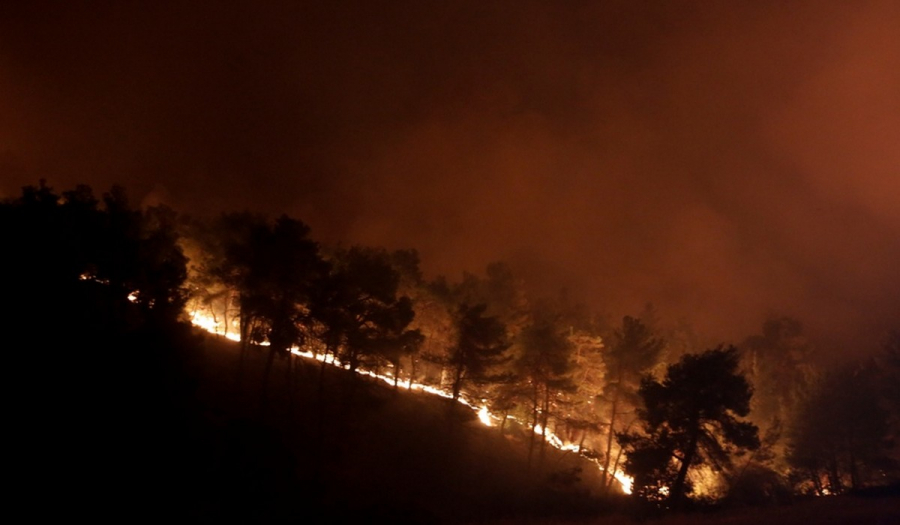 Φωτιά στην Αττική: Εκκενώνονται Μαρκόπουλο Ωρωπού, Μαυροσουβάλα, Μήλεσι, Μπάφι, Λεβίσι