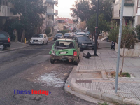 Θεσσαλονίκη: Οδηγός λεωφορείου έχασε τον έλεγχο και παρέσυρε πέντε αυτοκίνητα (φωτογραφία)