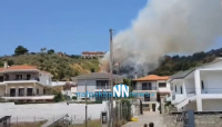 Φωτιά στη Ναύπακτο: Απείλησαν σπίτια οι φλόγες