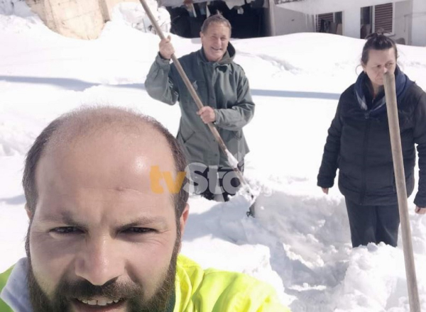 Κακοκαιρία «Φίλιππος»: «Πνίγηκαν» στο χιόνι τα χωριά της Β. Εύβοιας