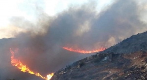 Φωτιά στην Άνδρο: Προληπτική εκκένωση χωριών