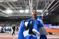 Greek pole vaulter Emmanuel Karalis claims bronze in World Indoor Athletics Championship