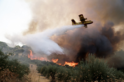 Φωτιά στην Ηλεία: Μήνυμα από το 112 και εντολή εκκένωσης και σε άλλα χωριά
