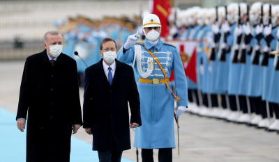 Τουρκία και Ισραήλ «ξεπαγώνουν» τις σχέσεις τους - Ιστορική συνάντηση στο παλάτι του Ερντογάν