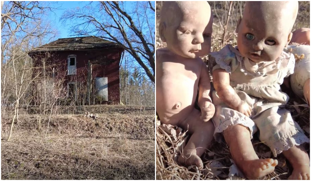 Ανατριχιαστική ανακάλυψη: Το κρυμμένο σπίτι στο δάσος με τις τρομακτικές κούκλες και τα παιχνίδια