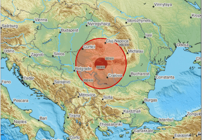 Σεισμός 5,5 Ρίχτερ στη Ρουμανία
