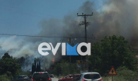 Ανεξέλεγκτη η φωτιά στην Εύβοια: Χωρίς ρεύμα Αλιβέρι και Κάραβος