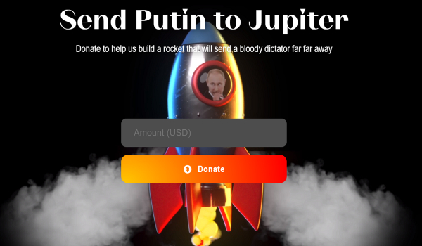 «Ας στείλουμε τον Πούτιν στον πλανήτη Δία»: Ουκρανικός έρανος συγκέντρωσε 1,7 εκατομμύρια
