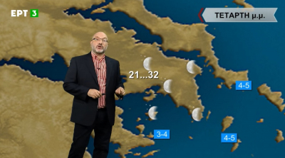 Σάκης Αρναούτογλου: Ζέστη και την Τετάρτη, αλλάζει ο καιρός τις επόμενες ημέρες