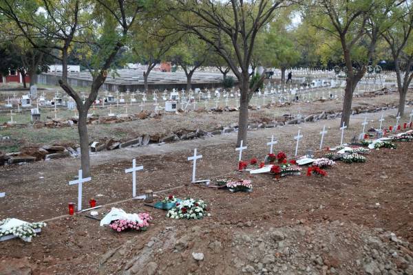 Ανοίγουν τάφους για θύματα του κορονοϊού στη Θεσσαλονίκη