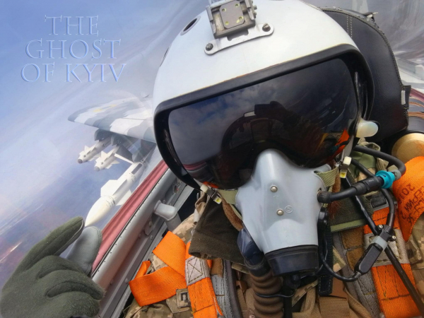 Ο πιλότος «φάντασμα» του Κιέβου: «Ρώσοι έρχομαι για τις ψυχές σας»
