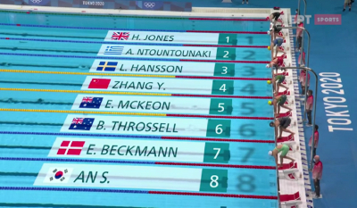 Ολυμπιακοί Αγώνες – Κολύμβηση: Η Άννα Ντουντουνάκη προκρίθηκε στα ημιτελικά των 100μ. πεταλούδα
