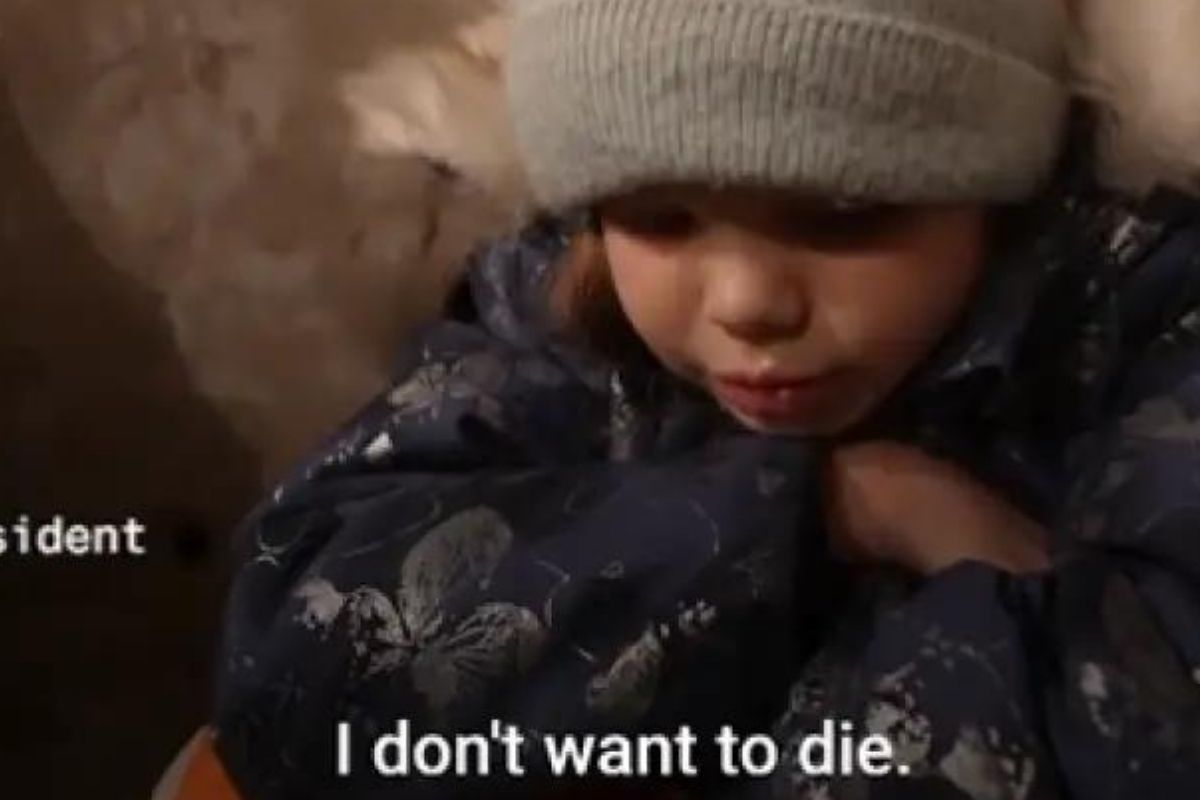 Πόλεμος στην Ουκρανία: «Δεν θέλω να πεθάνω» - Η σπαρακτική κραυγή ενός παιδιού στα καταφύγια