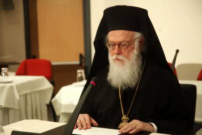 Aρχιεπισκόπος Αλβανίας Αναστάσιος από την ΜΕΘ του Ευαγγελισμού: «Μη φοβού, μόνον πίστευε»