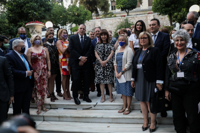 Δεξίωση Σακελλαροπούλου προς τιμήν των μελών της AHEPA και της Παγκόσμιας Διακοινοβουλευτικής Ένωσης Ελληνισμού