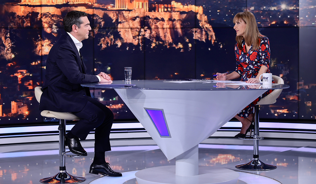 Συνέντευξη του Αλέξη Τσίπρα σήμερα στο κεντρικό δελτίο ειδήσεων του STAR