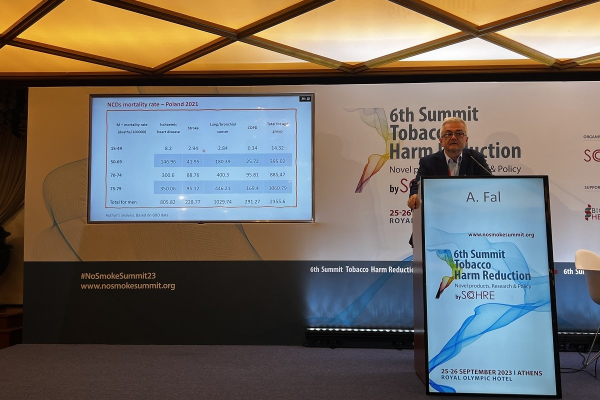 Δρ Andrzej Fal: Χάνουμε τον «πόλεμο» του καπνίσματος μη υιοθετώντας πολιτικές για τα εναλλακτικά προϊόντα