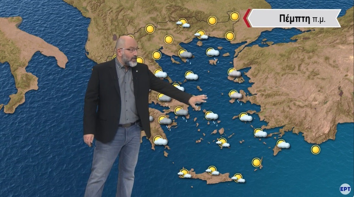 Σάκης Αρναούτογλου: Ο καιρός αλλάζει - Πτώση θερμοκρασίας και βροχές (Βίντεο)