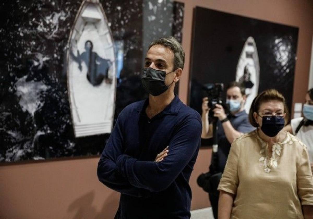 Μητσοτάκης: Επίσκεψη και ξενάγηση στο Εθνικό Μουσείο Σύγχρονης Τέχνης