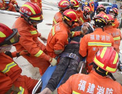 Κορονοϊός: 18 οι νεκροί στο υπό καραντίνα ξενοδοχείο στην Κίνα που κατέρρευσε