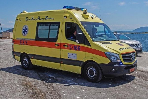 Τροχαίο με δύο τραυματίες στο Ηράκλειο Κρήτης