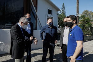 Αλεποχώρι: Επίσκεψη Πέτσα για την αποτίμηση των καταστροφών