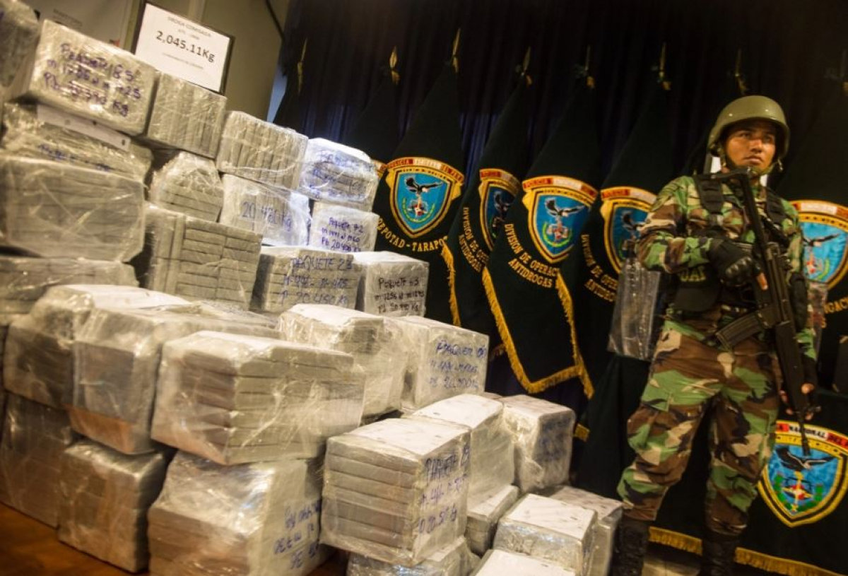 Περού: Κατασχέθηκαν 2,2 τόνοι κοκαΐνης - Ήταν κρυμμένη σε φορτίο με σπαράγγια
