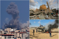 Δεκάδες ισραηλινά μαχητικά σφυροκοπούν τη Γάζα: Βομβαρδίζουν κατά κύματα - Προετοιμασίες για χερσαία εισβολή (εικόνες, βίντεο)