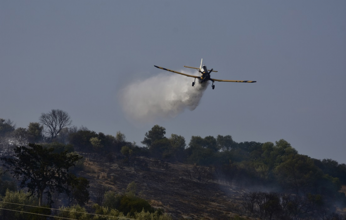 Ζάκυνθος: Κατέπεσε πυροσβεστικό αεροπλάνο - Σώος ο πιλότος