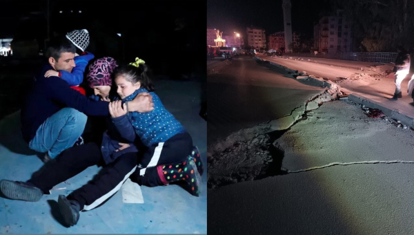 Τρεις νεκροί και πάνω από 200 τραυματίες από τον σεισμό των 6,4 ρίχτερ στην Τουρκία - Συγκλονιστικά βίντεο
