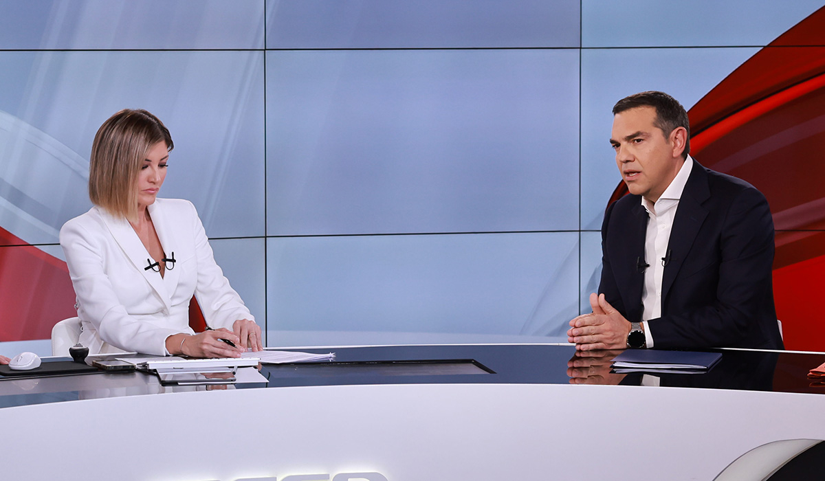 Συνέντευξη του Αλέξη Τσίπρα σήμερα στο κεντρικό δελτίο ειδήσεων του Mega