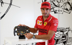 Ferrari: Ο Κάρλος Σάινθ εξηγεί τις λειτουργίες του τιμονιού του μονοθεσίου του (vid)