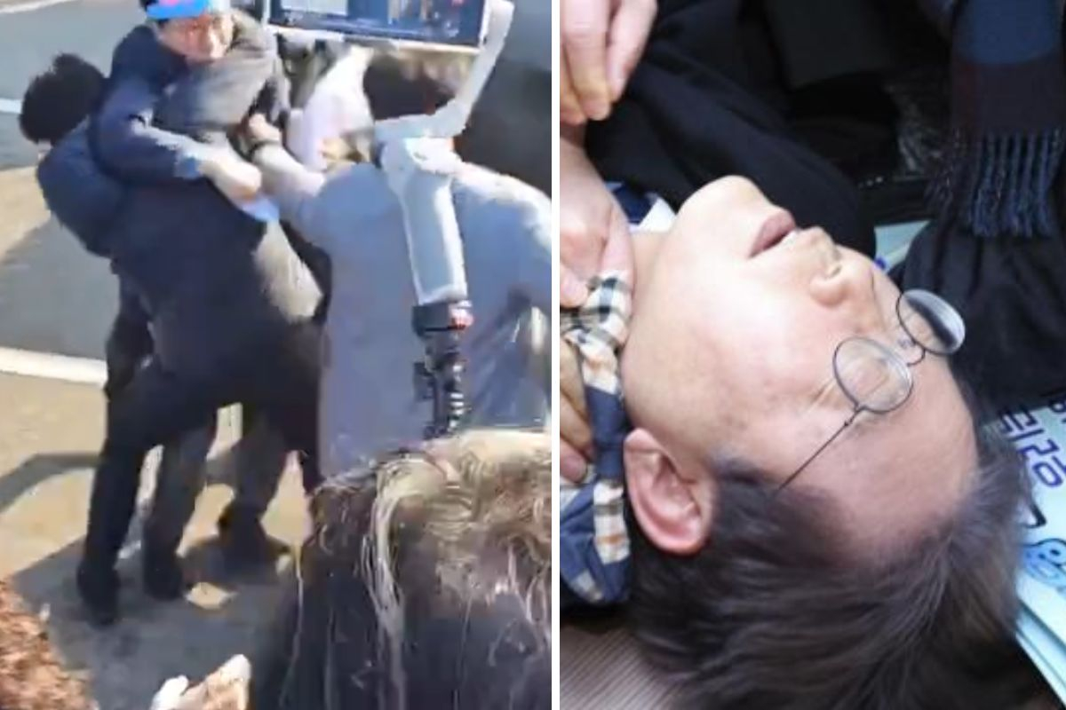 Nότια Κορέα: Μαχαίρωσαν τον ηγέτη της αντιπολίτευσης στον λαιμό - Δείτε βίντεο