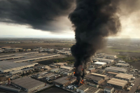 Ιταλία: Μεγάλη φωτιά σε εργοστάσιο χημικών στη Νοβάρα - Συστάσεις στους πολίτες να μείνουν σπίτι