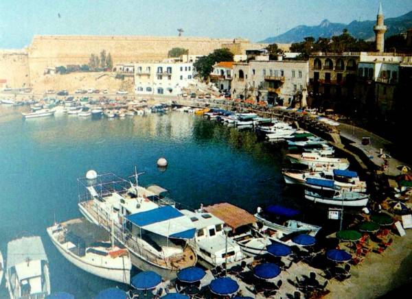 Το λιμάνι της Κερύνειας στο κατεχόμενο βόρειο τμήμα της Κύπρου