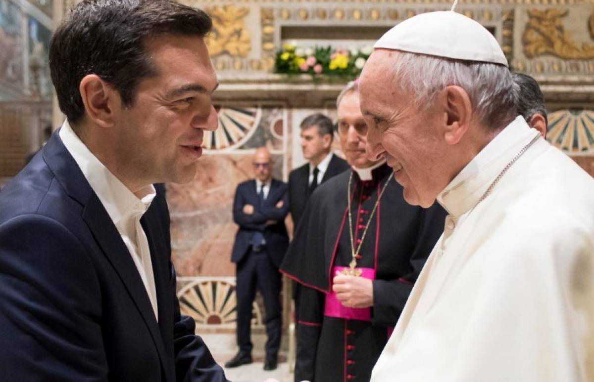 Ο Τσίπρας συναντά τον Πάπα στο Βατικανό