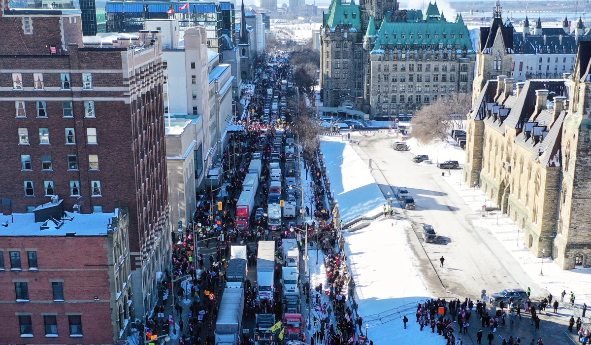 Καναδάς: Σε κατάσταση έκτακτης ανάγκης η Οτάβα - Για 10η μέρα σε κλοιό διαδηλώσεων
