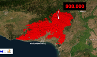 Έβρος: Στάχτη 808.000 στρέμματα και η φωτιά ακόμα καίει - Νέα δορυφορικά δεδομένα