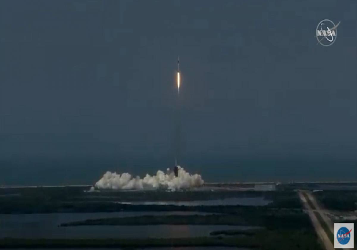 NASA - SpaceX: Εκτοξεύτηκε η επανδρωμένη αποστολή προς τον Διεθνή Διαστημικό Σταθμό