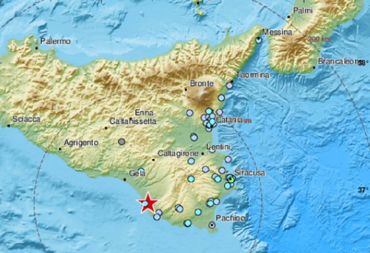 Σεισμός τώρα στη Σικελία