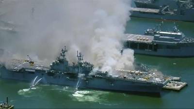 ΗΠΑ: Τουλάχιστον 21 τραυματίες από την έκρηξη στο πολεμικό πλοίο