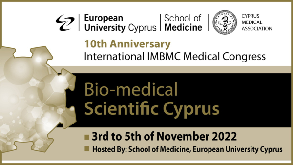 Κορυφαίοι Επιστήμονες στο 10ο Διεθνές Βίο-Ιατρικό Συνέδριο της Ιατρικής Σχολής του Ευρωπαϊκού Πανεπιστημίου Κύπρου