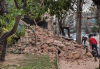 Κατέρρευσε μέρος κτηρίου στην Πατησίων - Ανασύρθηκε άνδρας