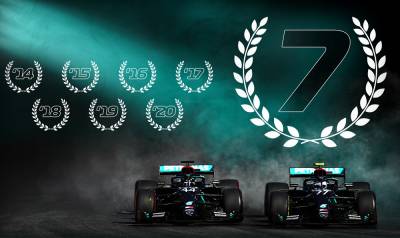 Formula 1: Η Mercedes πρωταθλήτρια στους κατασκευαστές για 7η σερί χρονιά